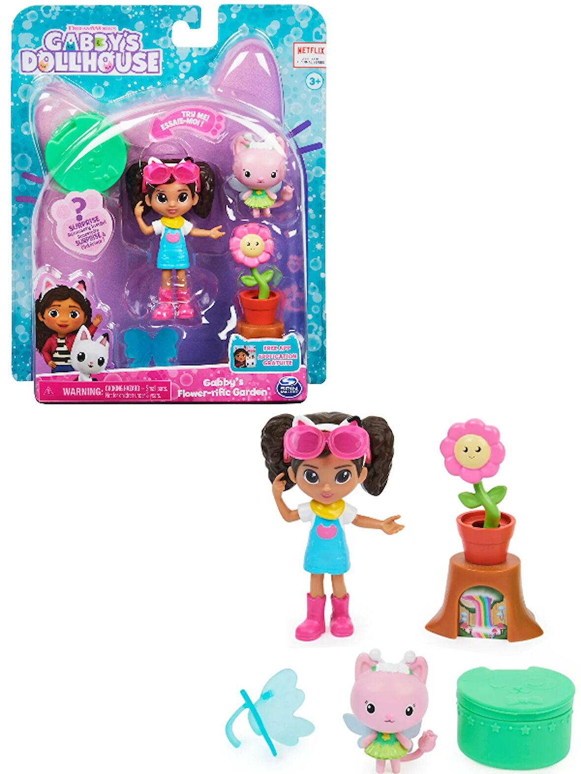 Gabby's Dollhouse Flower-rific Garden Oyun Seti
