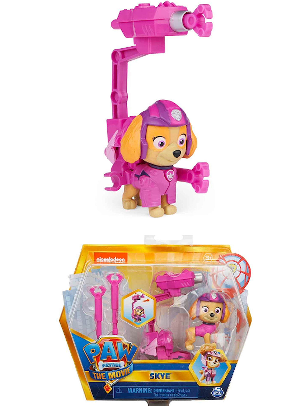 Paw Patrol The Movie Aksesuarlı Kahraman Figürleri - Skye - 7 cm