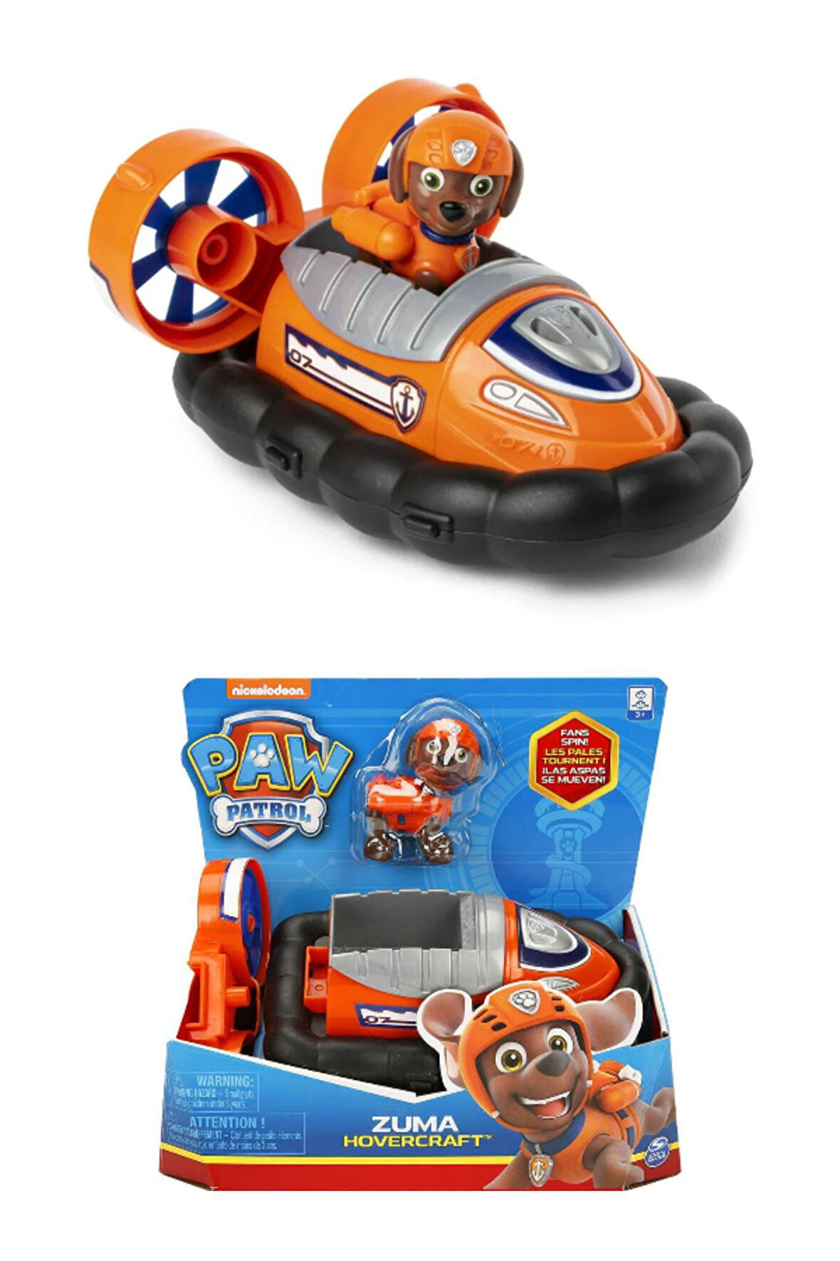 Paw Patrol Görev Aracı Ve Kahraman Seti - Zuma - 15 Cm