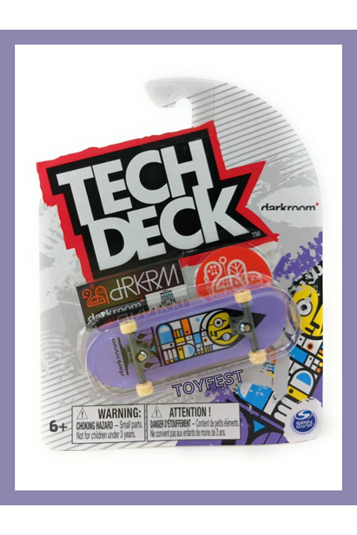 Tech Deck New ULTRA RARE Skateboards Fingerboards Parmak Kaykay - Darkroom Harlequin