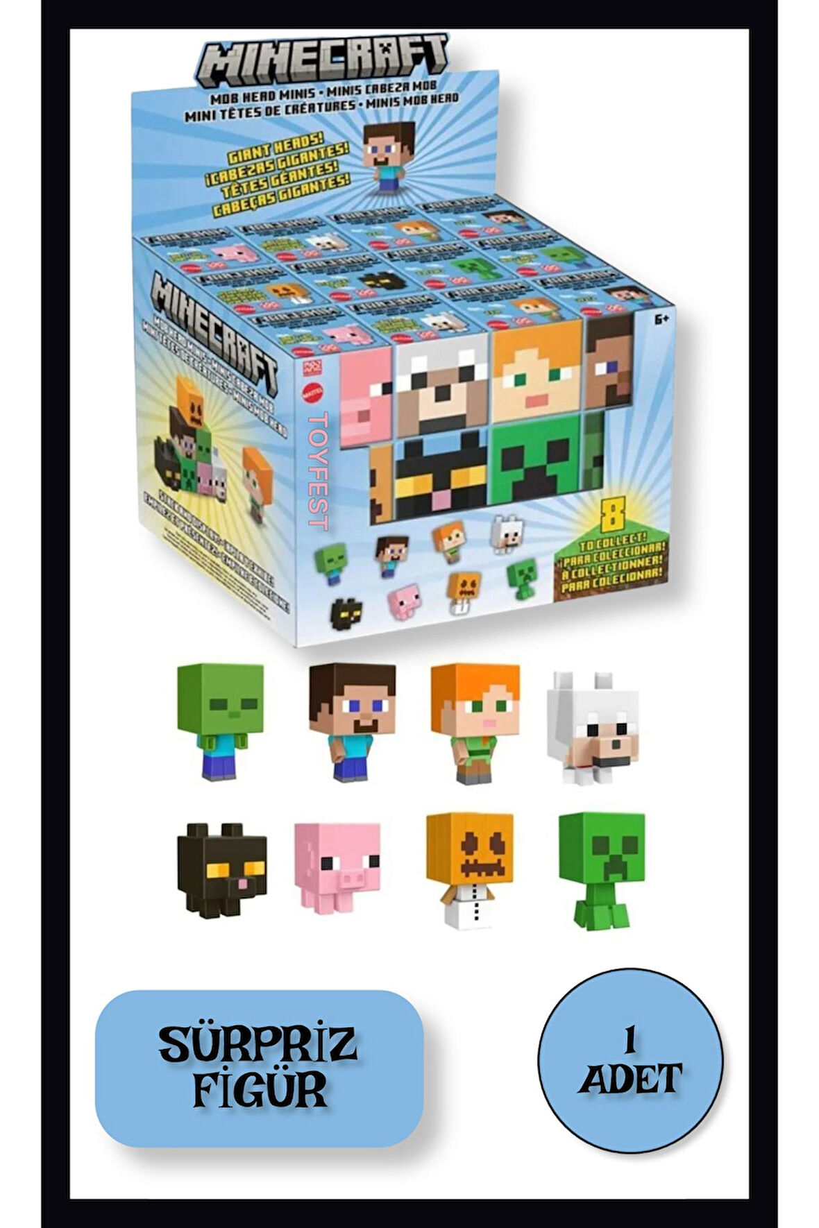 Minecraft Mini Sürpriz Figür - ( 1 ADET ) - ( 4 - 5 CM )