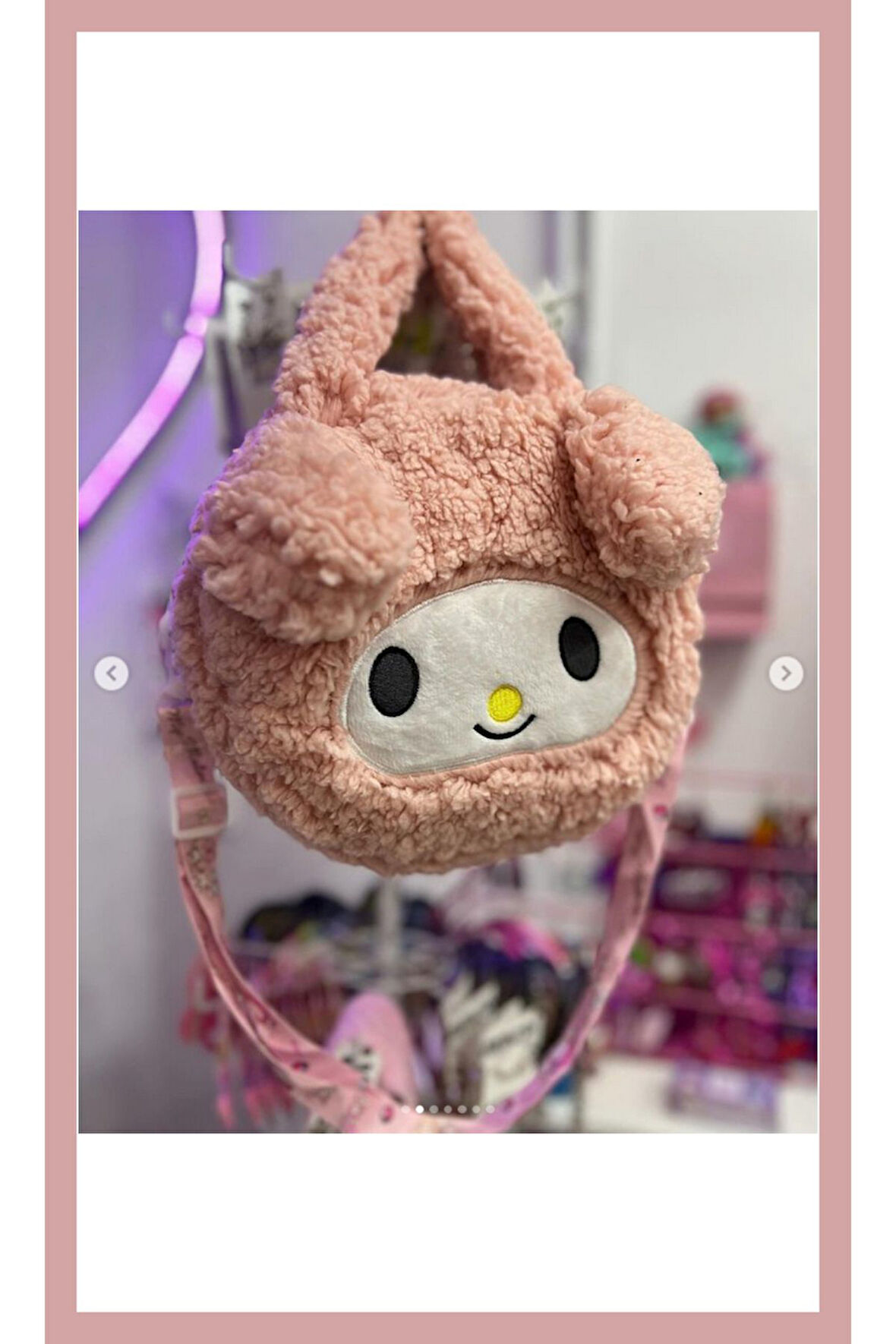 My Melody Peluş Fermuarlı El Çantası Kalem Kutusu Kalemlik