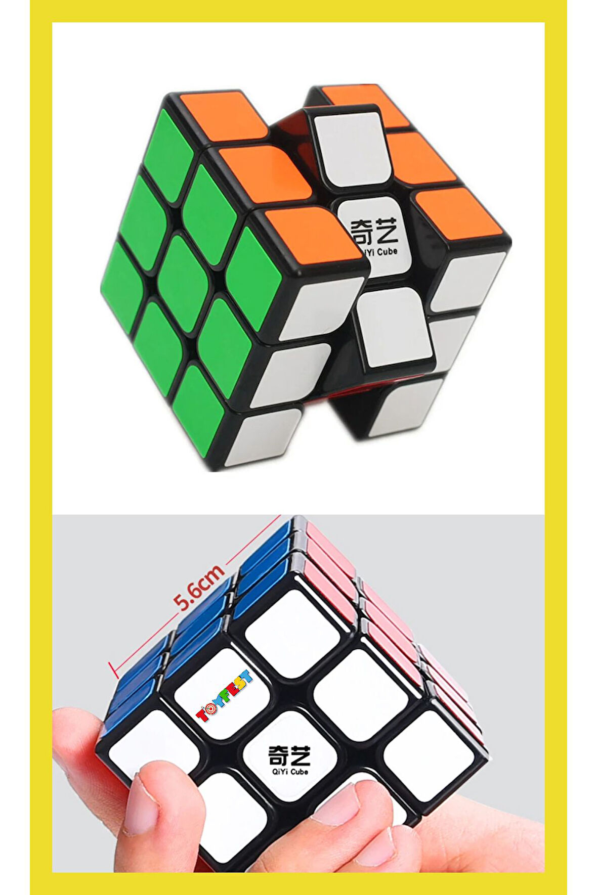 3X3 QY Speed Zeka Küpü Akıl Küpü Rübik Küp