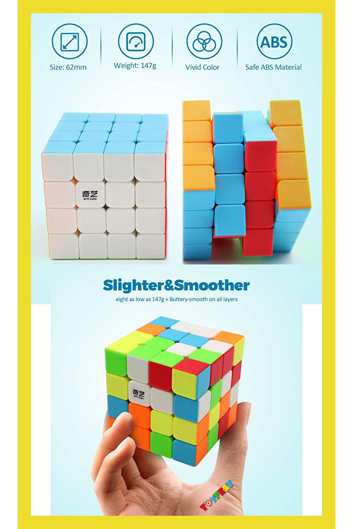 4X4 QY Speed Zeka Küpü Akıl Küpü Rübik Küp