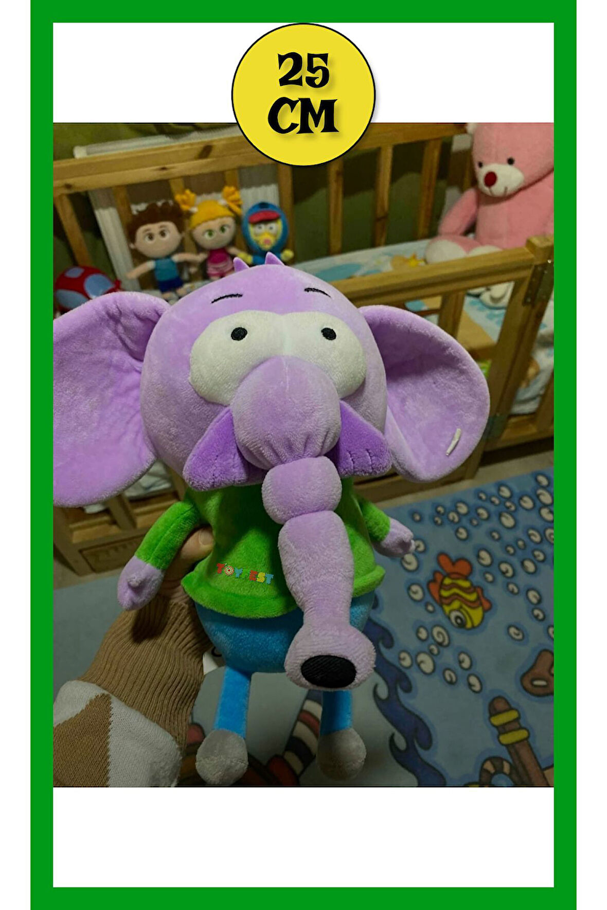 Kral Şakir Çizgi Film Karakteri Necati Figür Uyku Arkadaşı Yumuşak Peluş Oyuncak - 25 Cm