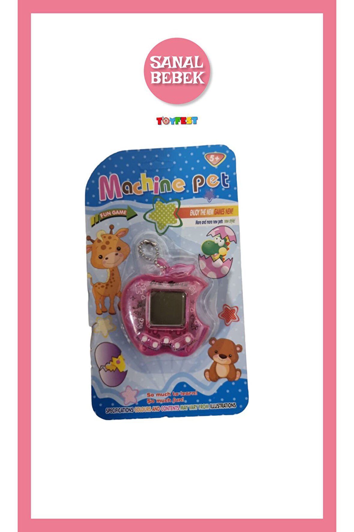 Nostaljik Sanal Bebek ( Virtual Pets ) - Pembe Elma