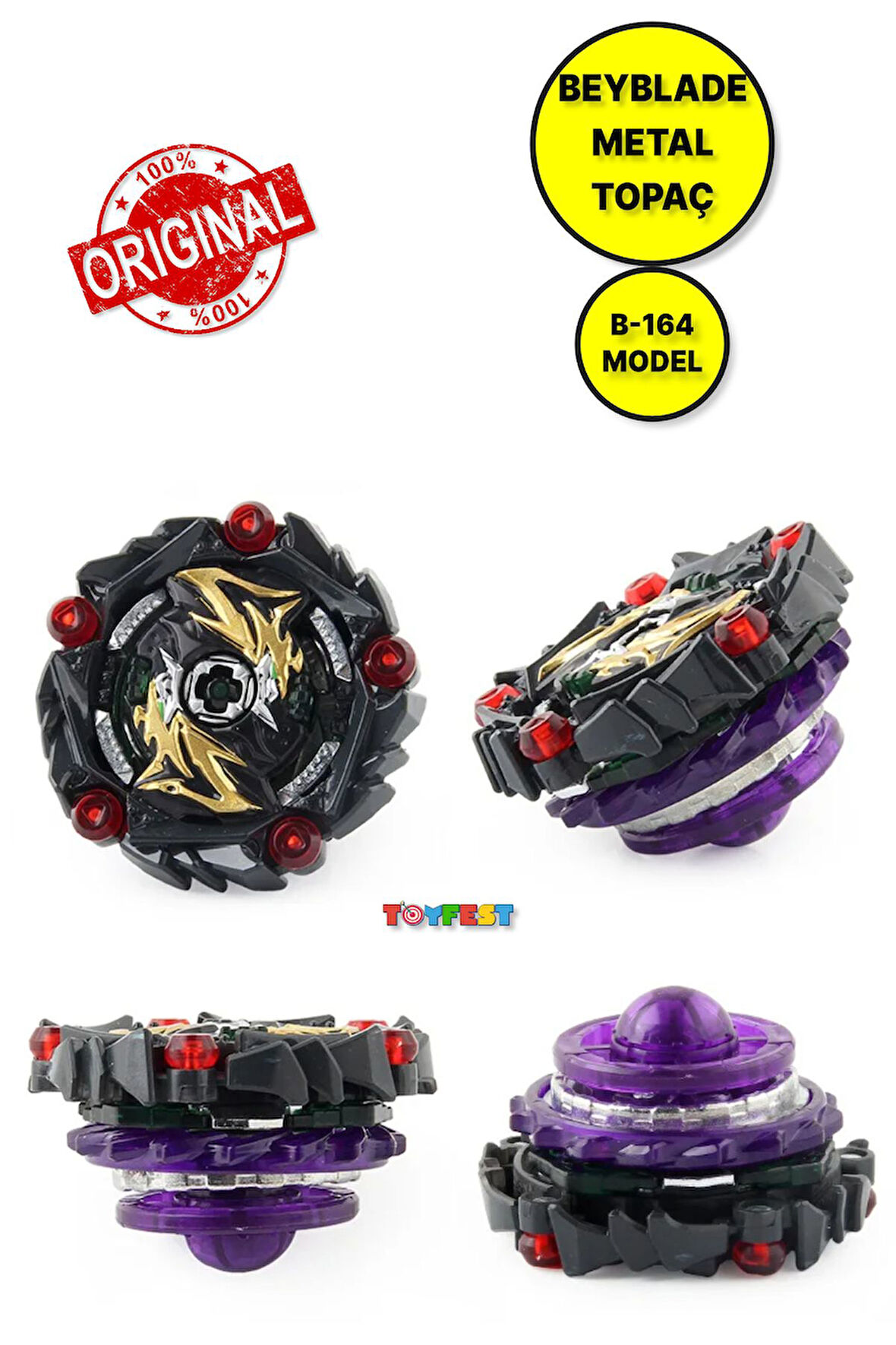 Beyblade Metal Assembled Gyro B - 164 - Yeni Nesil Beyblade Metal Topaç