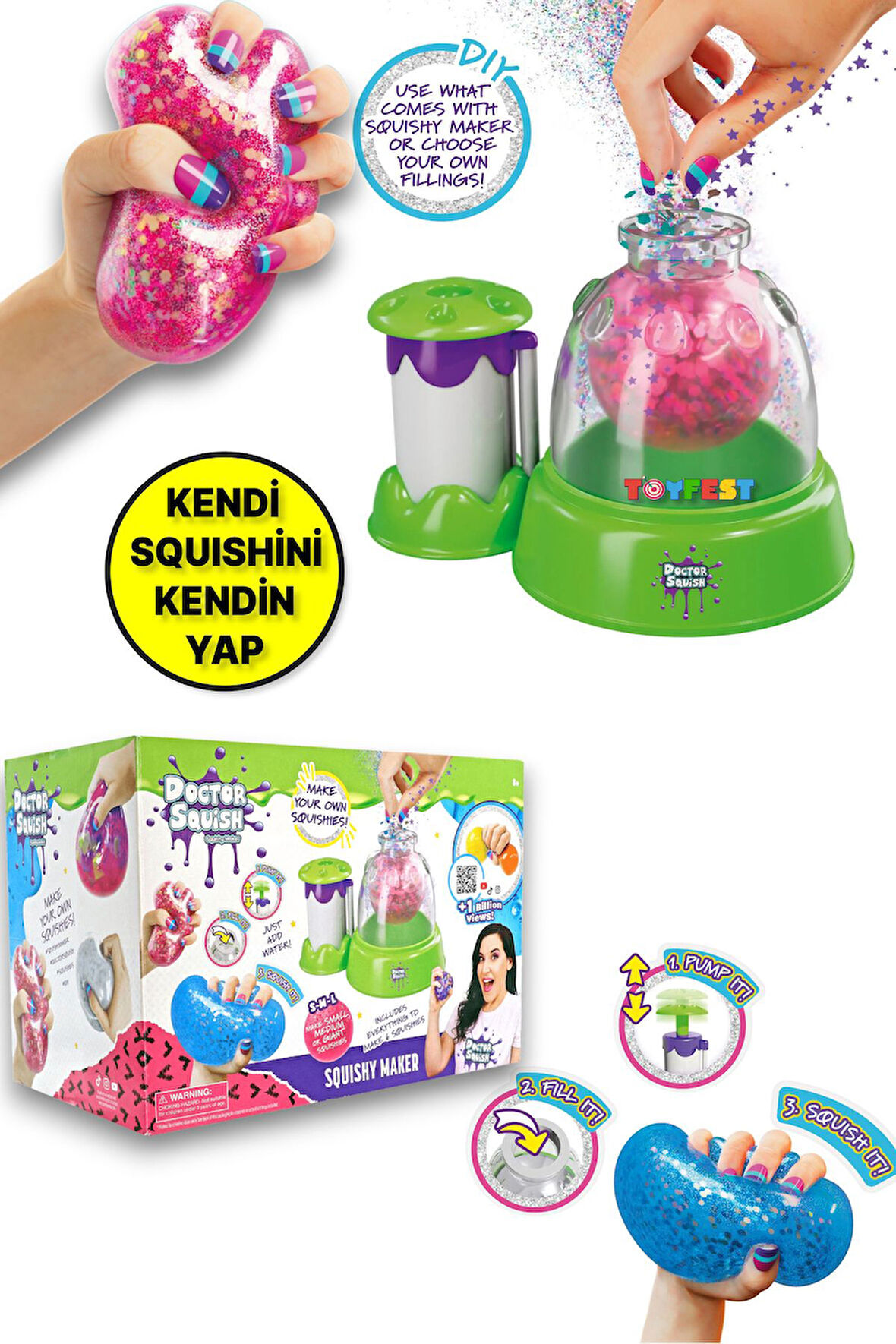 Doctor Squish - Squishy Maker Station - Doktor Squish - Kendinize Özel Squishy Yapma İstasyonu