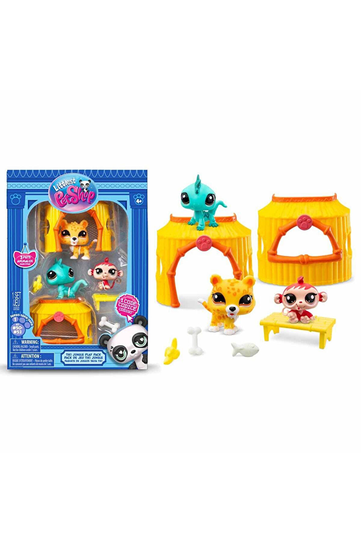 Littlest Pet Shop Minişler Orman Oyun Seti 3’lü Figür Seti S1 - 5 CM