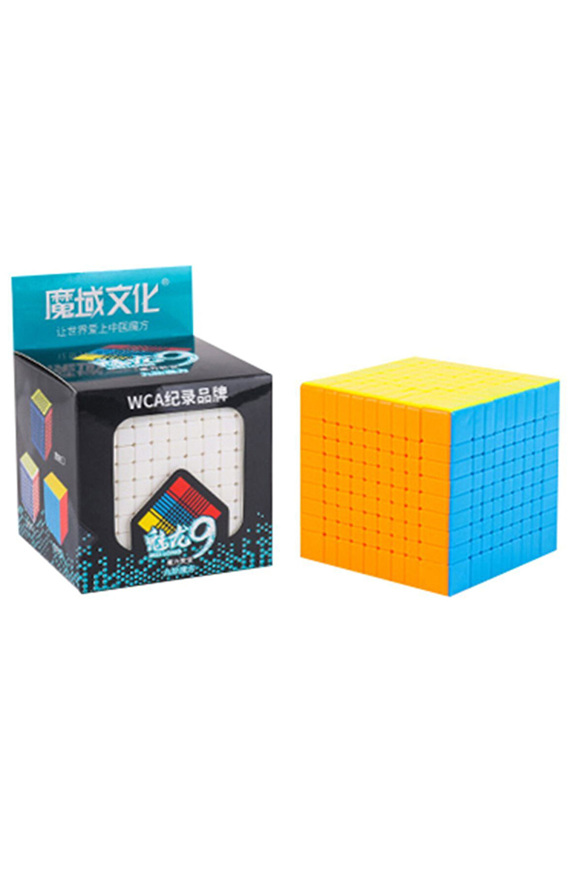 Moyu Meilong 9X9 Küp Stickersız Hızlı Zeka Sabır Küpü