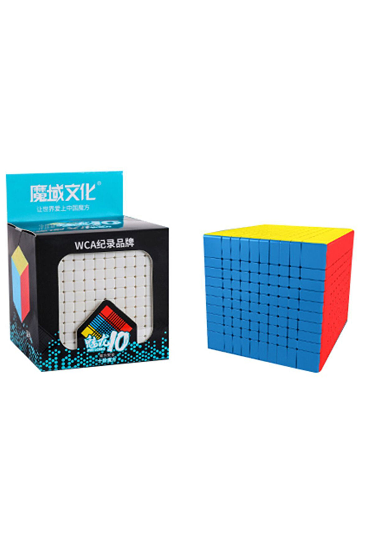 Moyu Meilong 10X10 Küp Hızlı Rübik Zeka Sabır Küpü