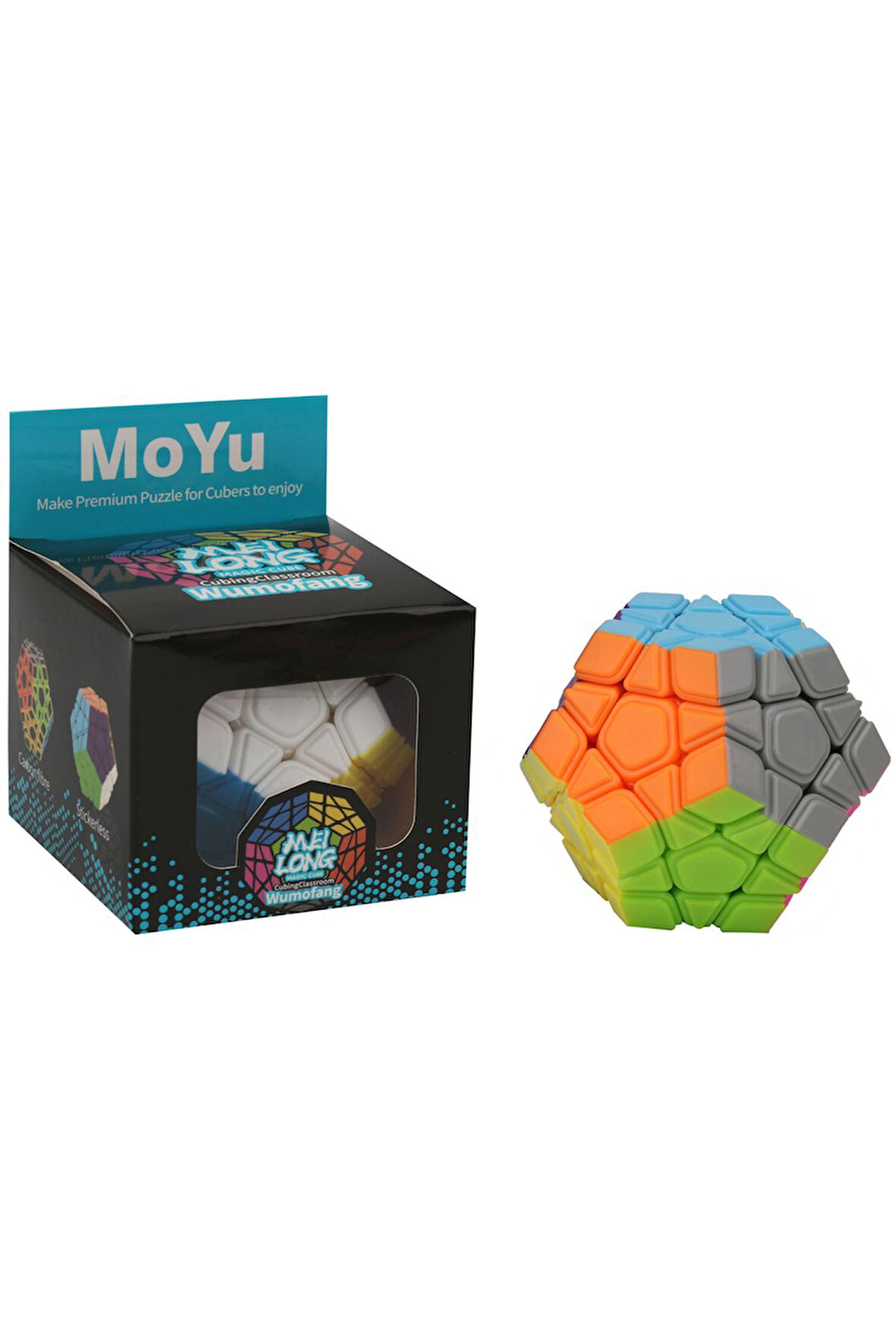 Moyu Megaminx Küp Hızlı Rübik Zeka Sabır Küpü