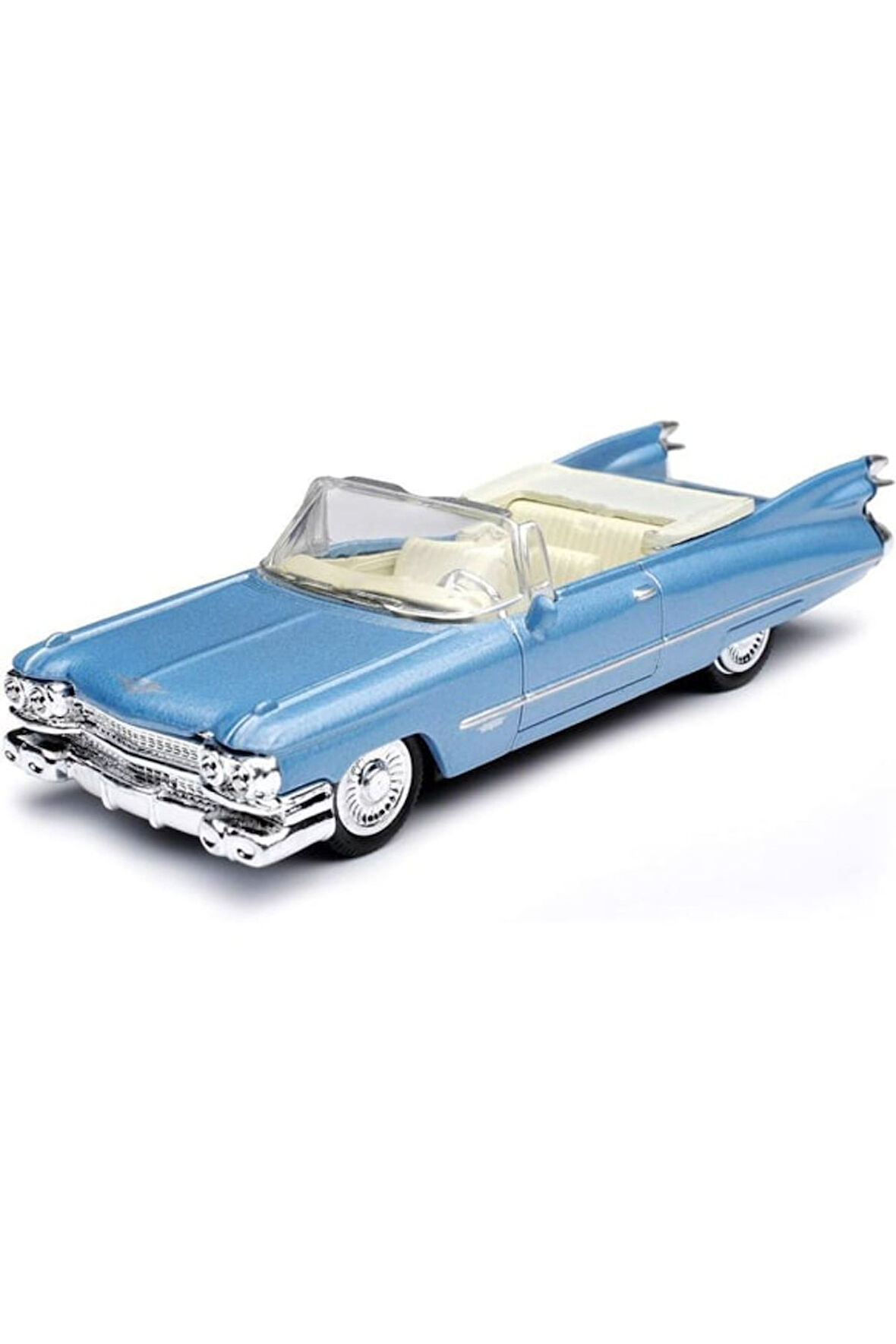 1:43 Ölçekli Lisanslı Metal Retro Amerikan Arabaları - 1959 Cadillac Series 62 - 10 CM
