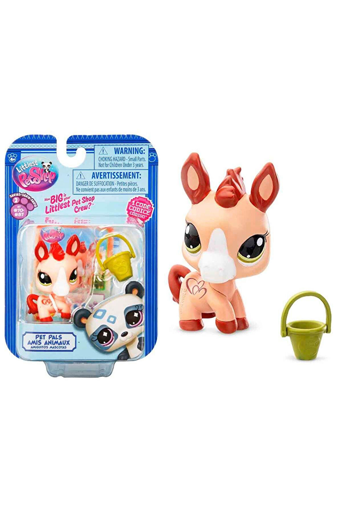 Littlest Pet  Shop Minişler  1’li Figür Seri 2 - Eşek - 5 Cm Minişler