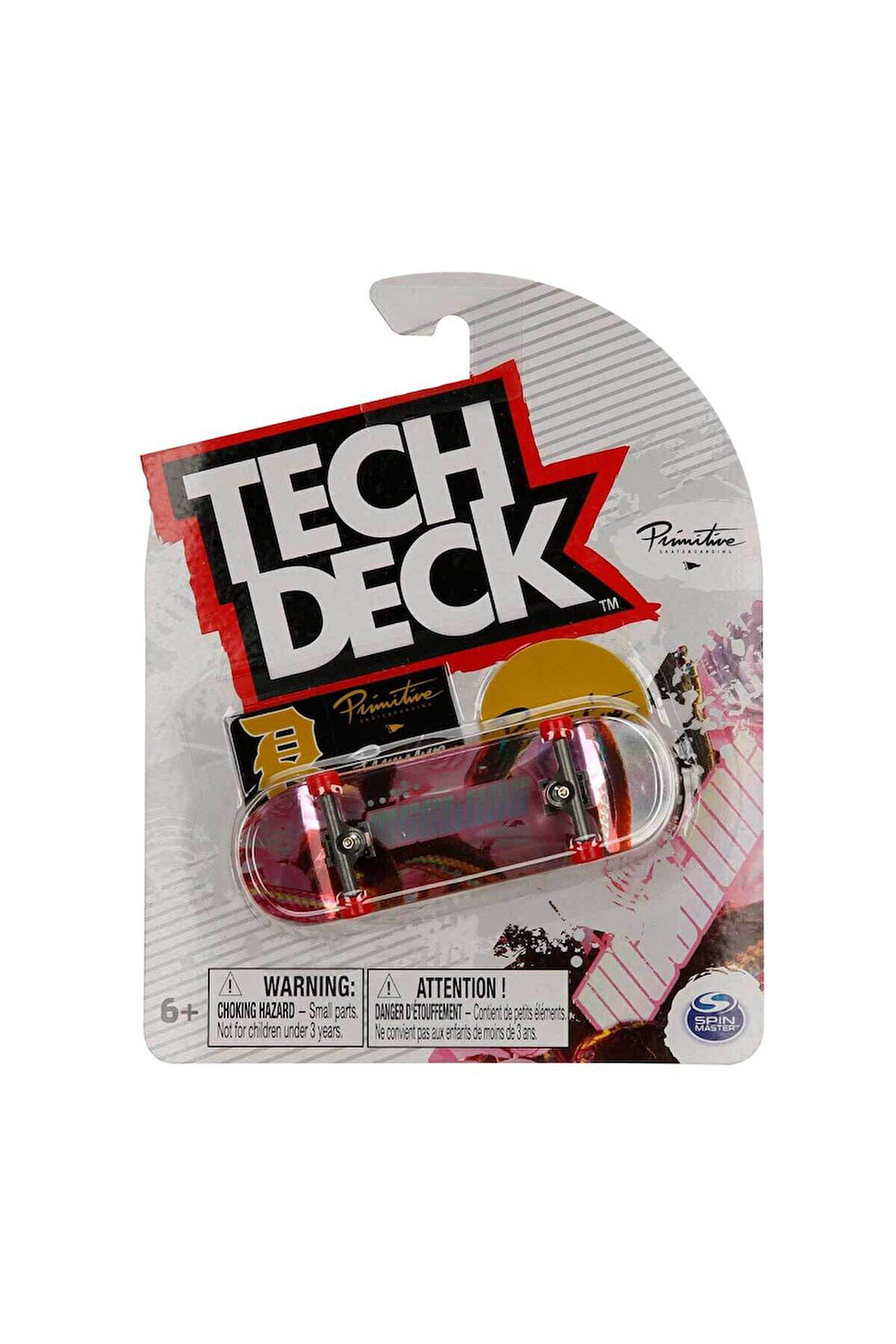 Tech Deck New ULTRA RARE Skateboards Fingerboards Parmak Kaykay - Primitive Pembe
