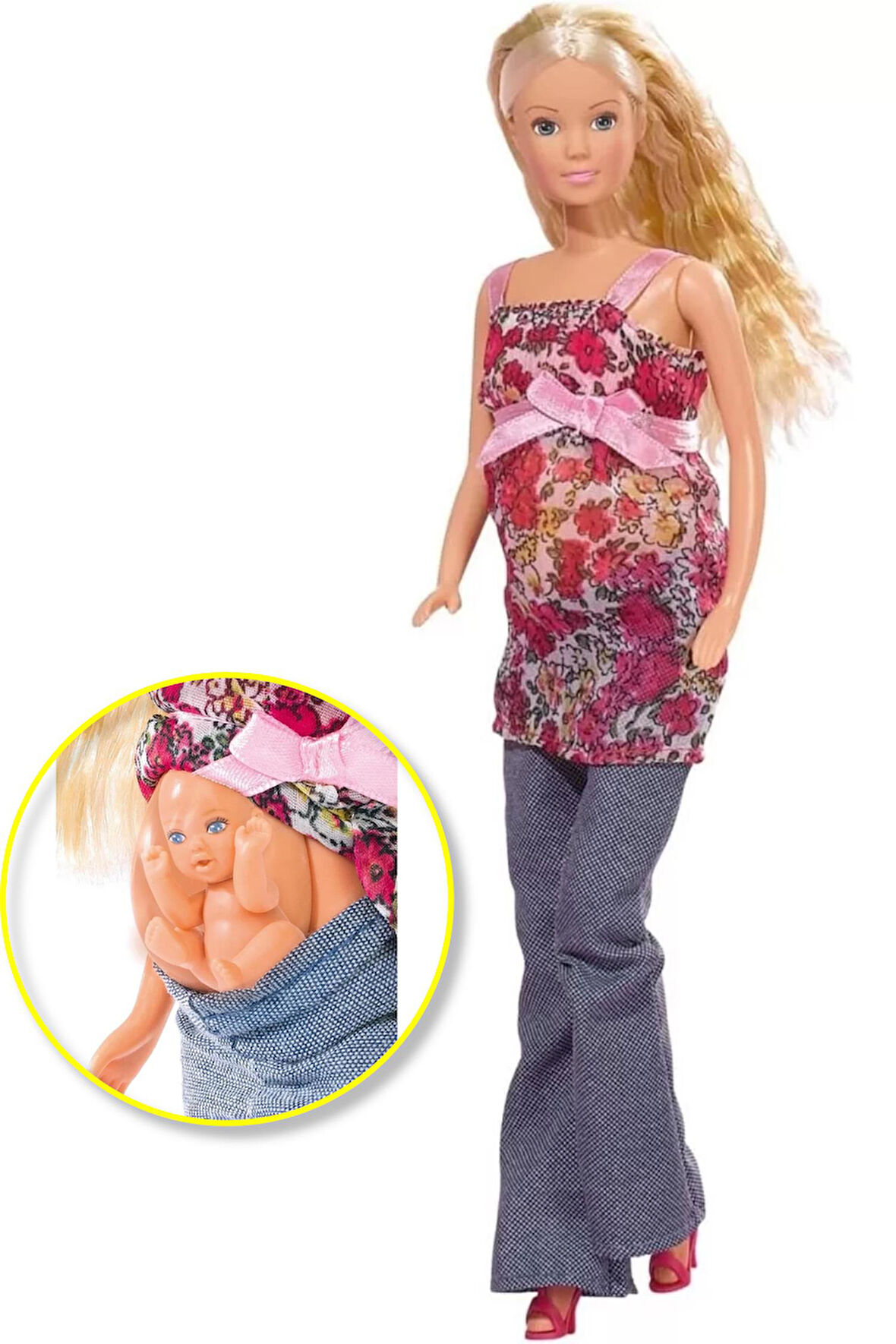 Hamile Bebekli Oyuncak Bebek