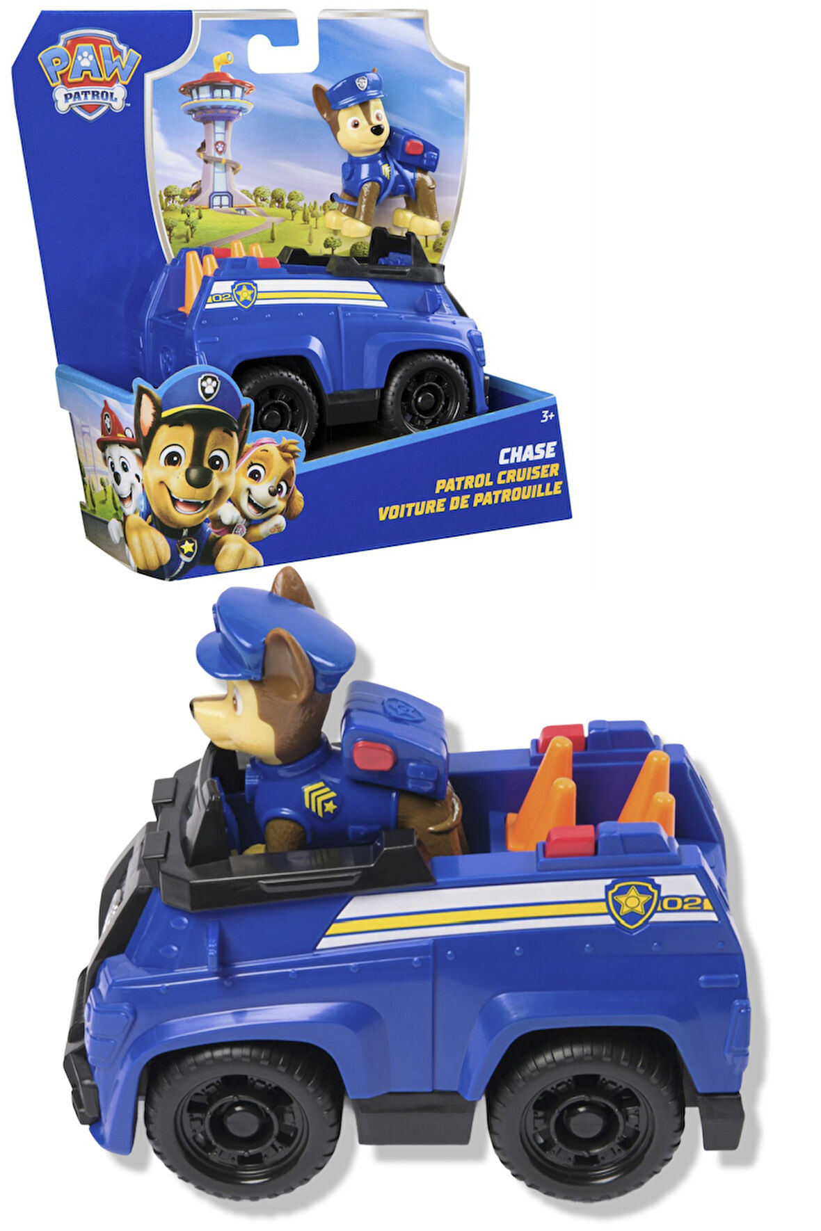 Paw Patrol Chase in Kurtarma Model Aracı - 15 CM