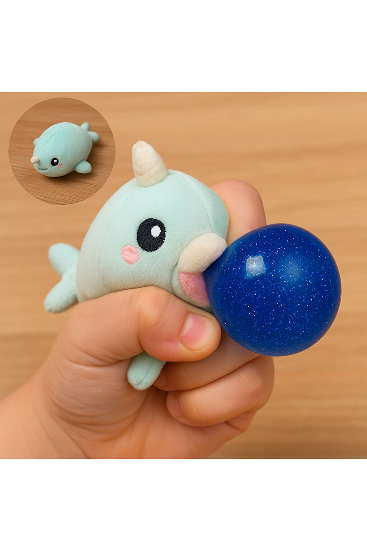 Plush Bubble Yumuşak Baloncuklu Asorti Hayvanlar - Sıkınca Ağızdan Balon Çıkıyor Seri Model 14