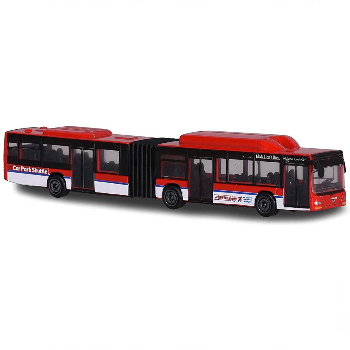 Majorette Transporter Toplu Taşıma Aracı Metal Kırmızı Model - 20 CM