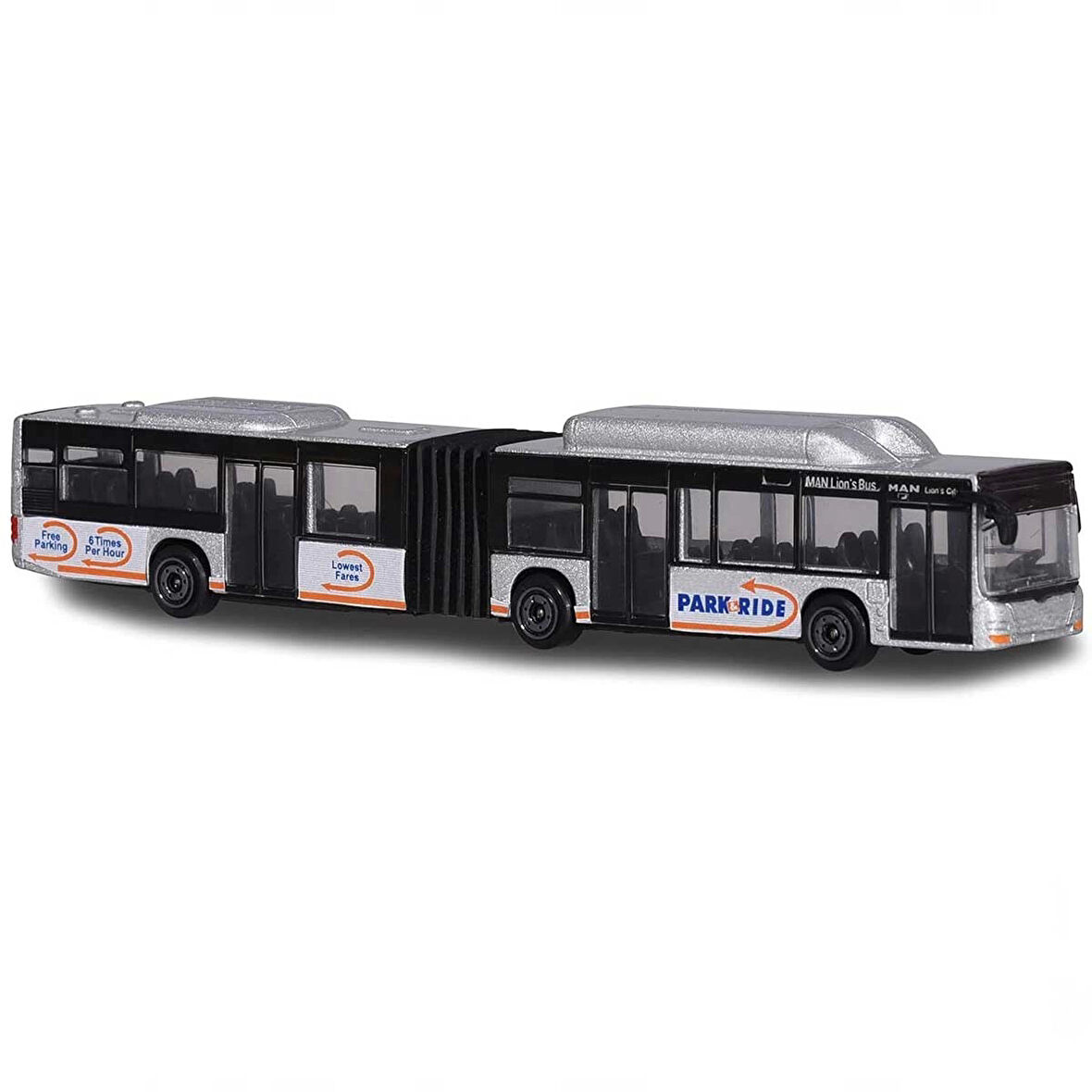 Majorette Transporter Toplu Taşıma Aracı Metal Gri Model - 20 CM