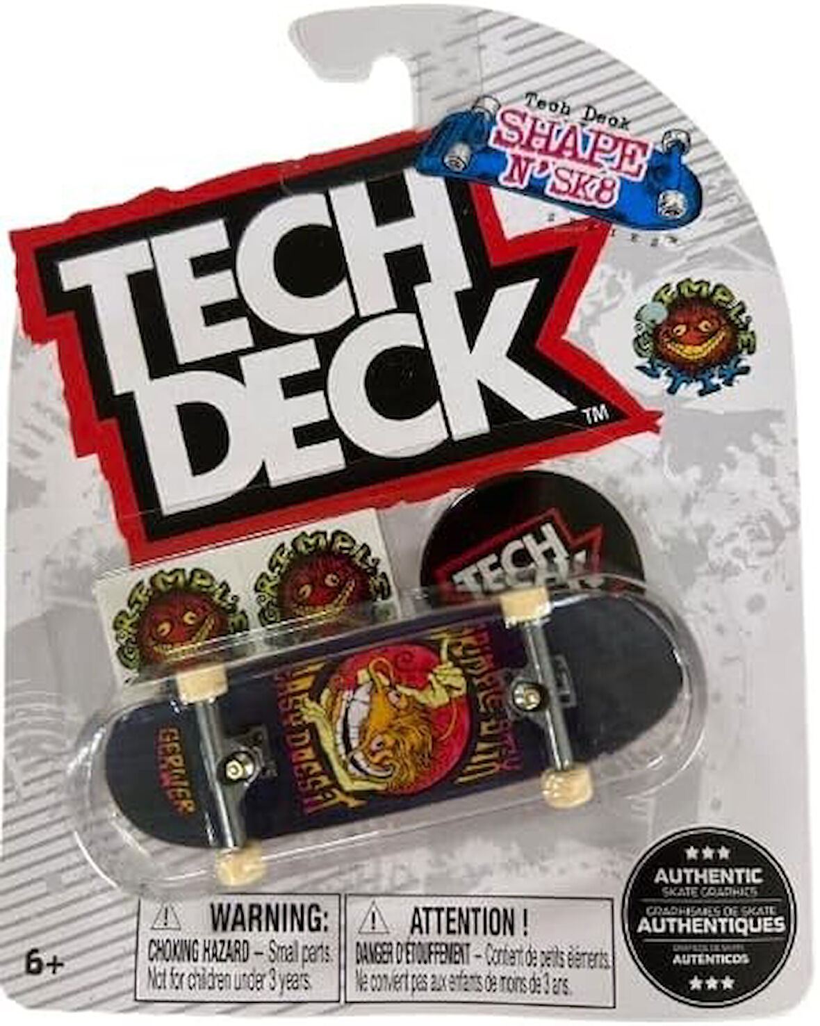 Tech Deck Antı Hero Grimple Stix 101 Mm Fingerboard Orijinal Metal Truck Mini Kaykay