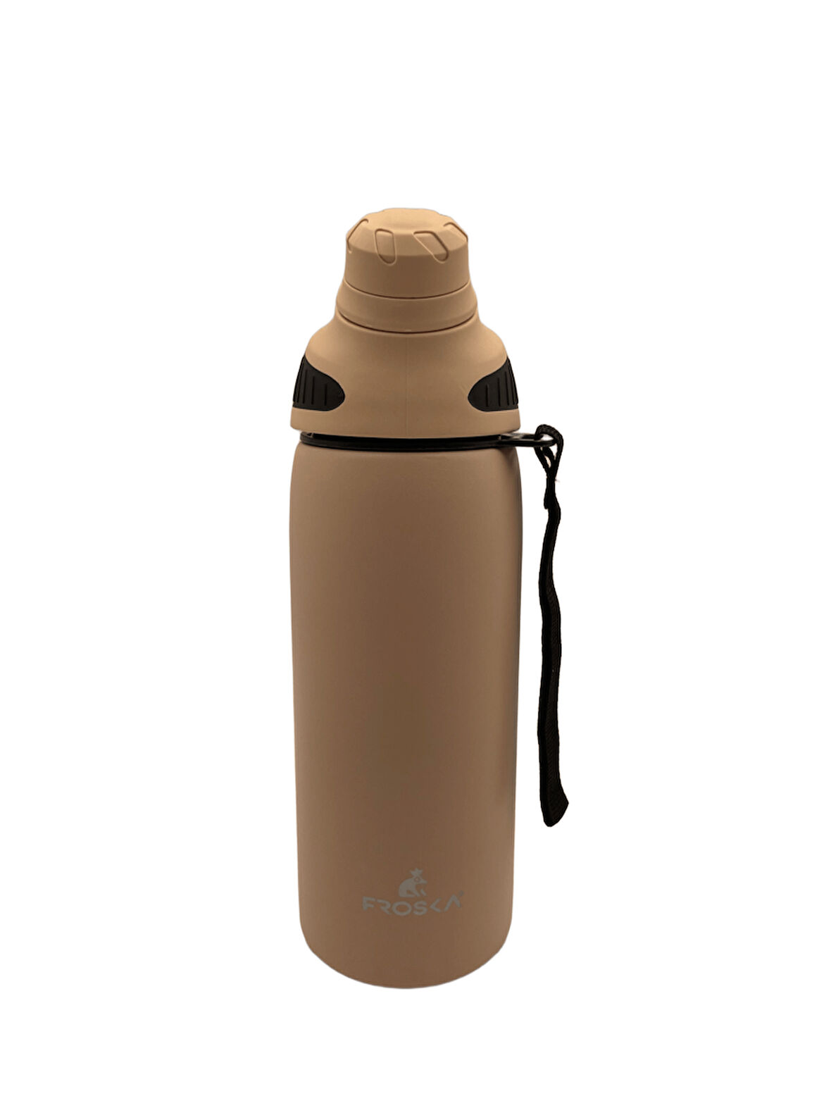 FROSKA STRONG SPORTİF TERMOS MATARA, 600 ML TERMOS ŞİŞE (TP-736)P