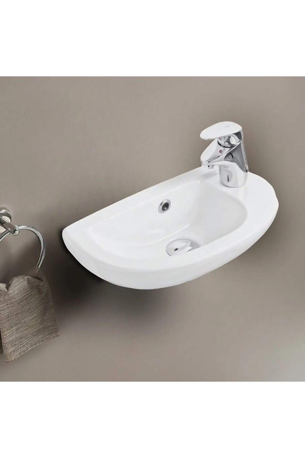 Güral Vit Lavabo 22x42 Sağ Delikli