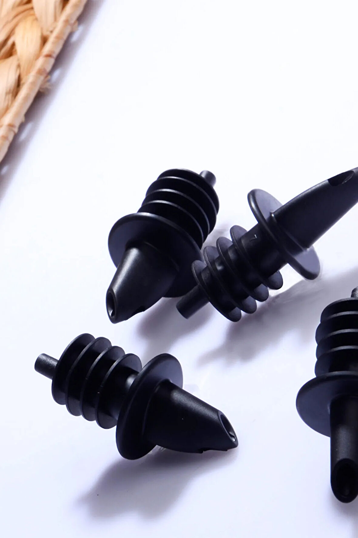 100 Adet Silikon Damlatmaz Yağ Şişesi Tıpası % Yağlık Sirkelik Sosluk Tıpası