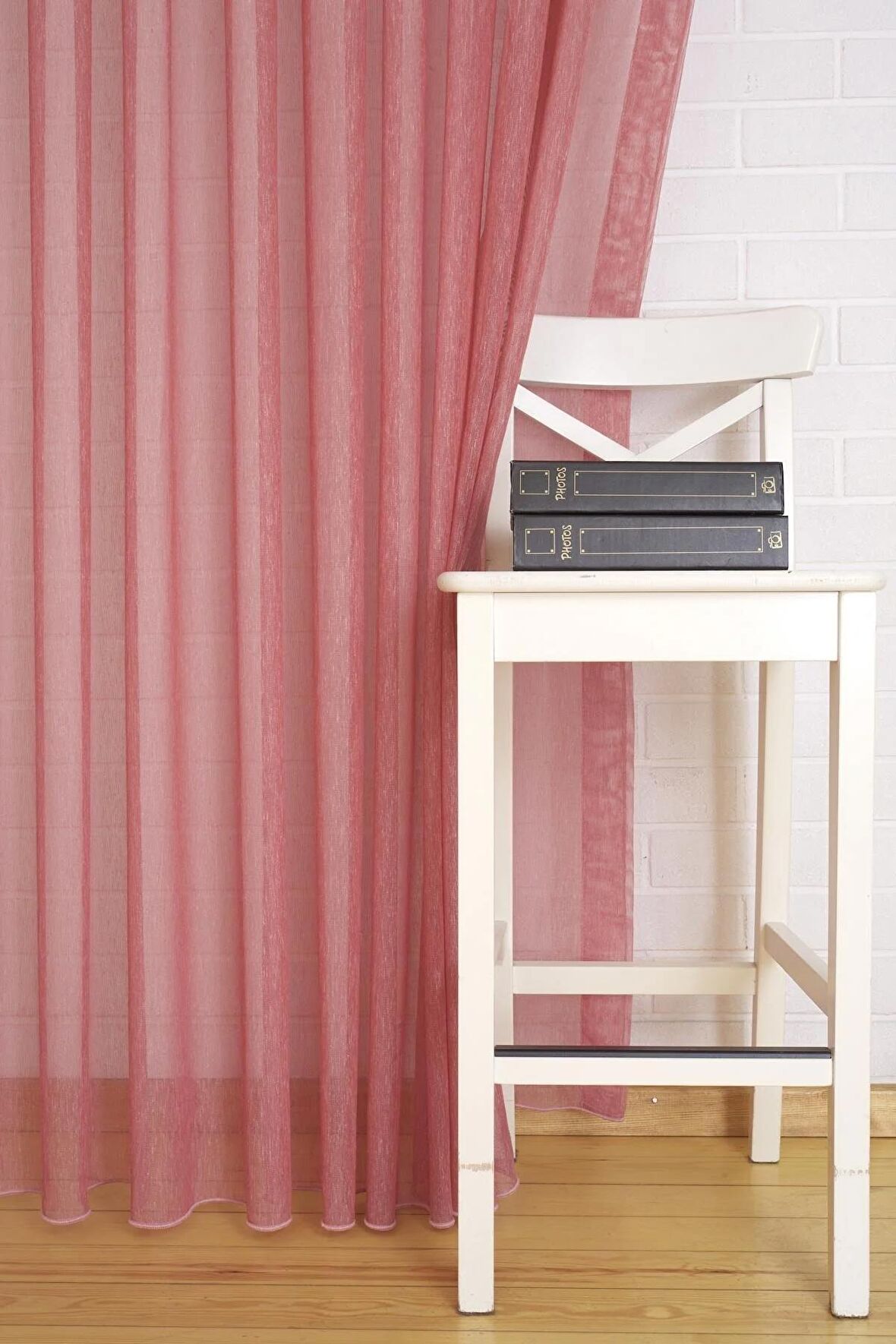 Massarelli Keten Tül Nar Rengi 1-2 Seyrek Pile