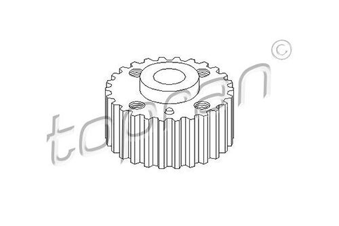 Topran 108698001 755 Krank Triger Kasnağı Golf IV-Passat-A3-A4 06A105263E