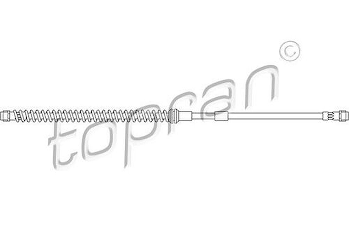 Topran 111057001 585 Ön Fren Hortumu Audi Q7 Touareg 7L0611701C