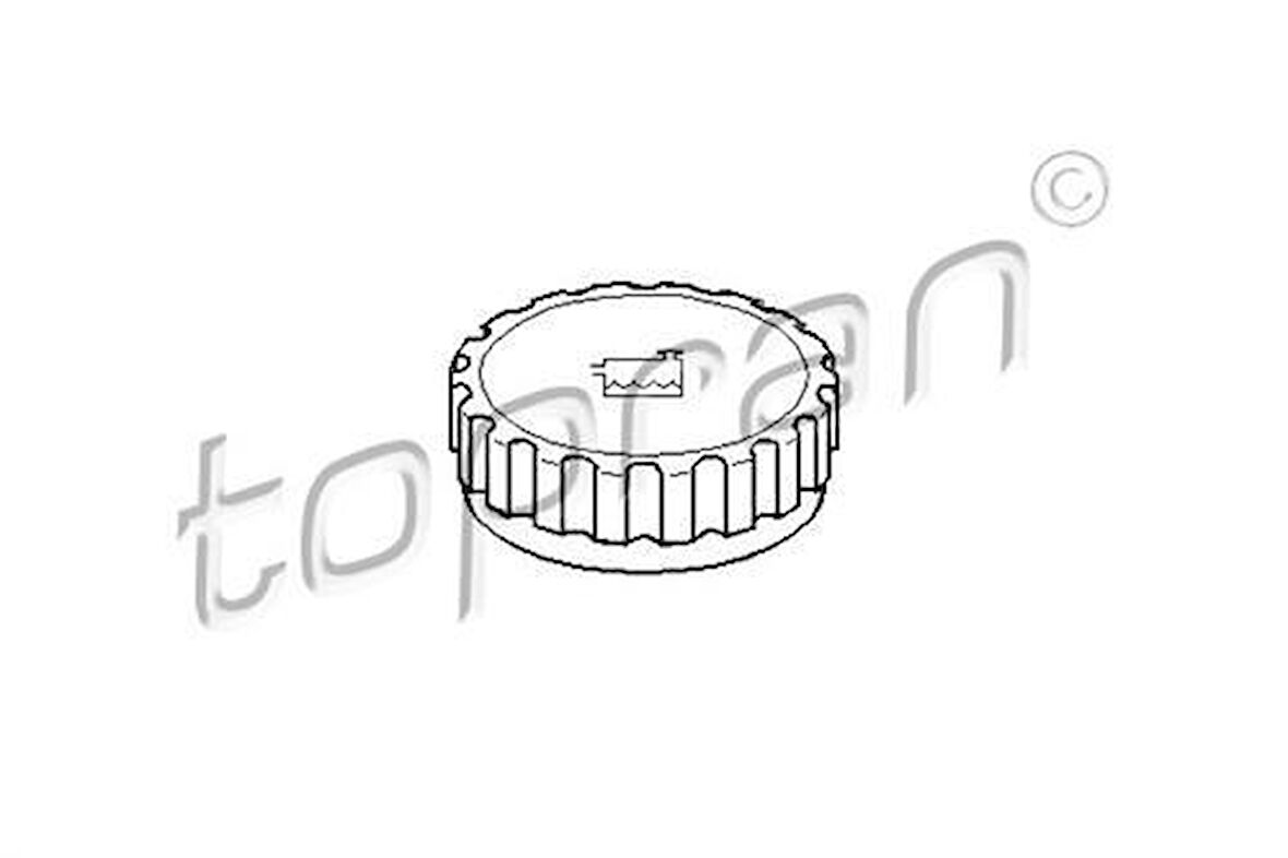 Topran 202261001 Yedek Su Depo Kapağı-Astra F-G-Corsa A-B-C-Omega A-B-Vectra A-B-Zafira Favorit-Caddy II-Felicia 1304666