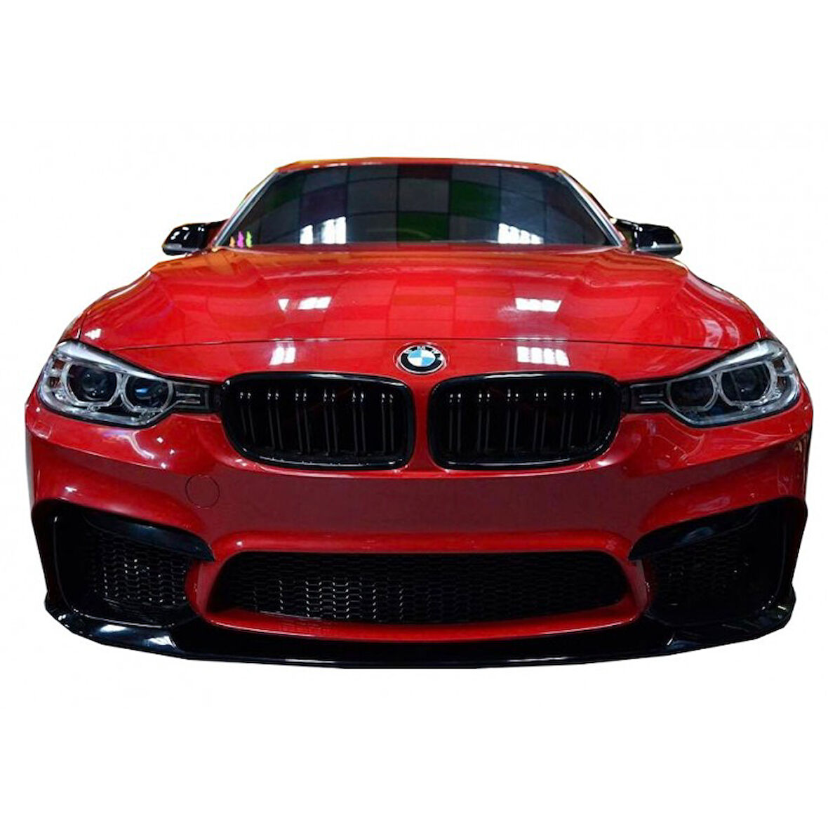 Bmw F30 - F31 3 Serisi 2012 - 2018 M3 Ön Lip (Taiwan Tampon Uyumlu) Plastik Boyasız