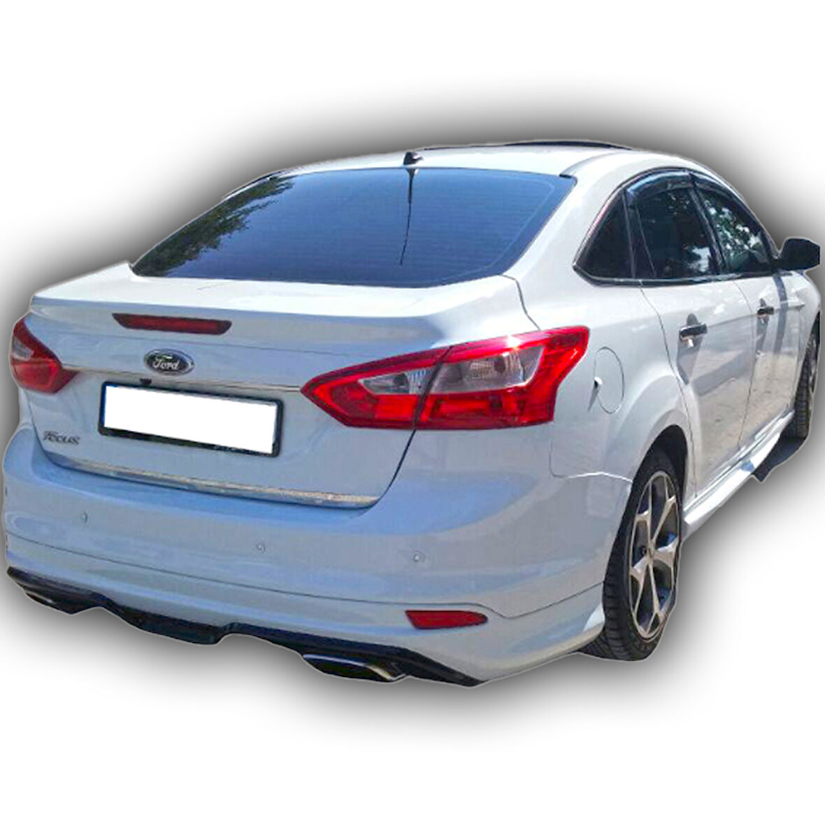 Ford Focus 3 Sedan 2011 - 2018 Sport Arka Ek Plastik Boyasız