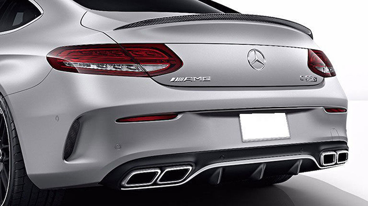 Mercedes W207 E Serisi Coupe Amg C63 2010 - 2013 Uyumlu Difüzör Plastik Boyasız