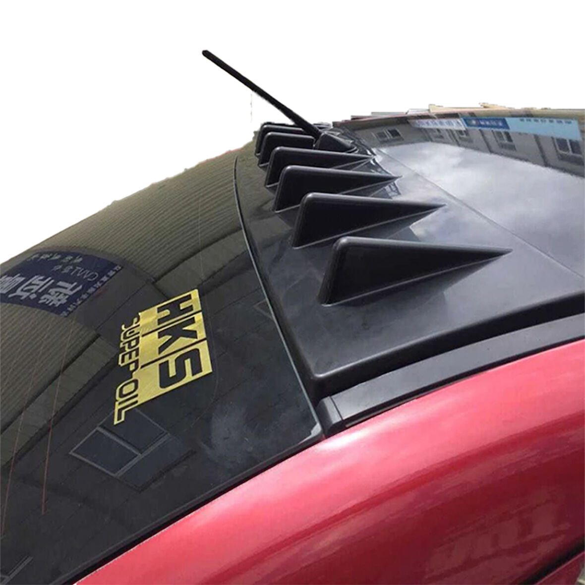 Mitsubishi Lancer 2009 - 17 Cam Üstü Spoiler Plastik Boyasız