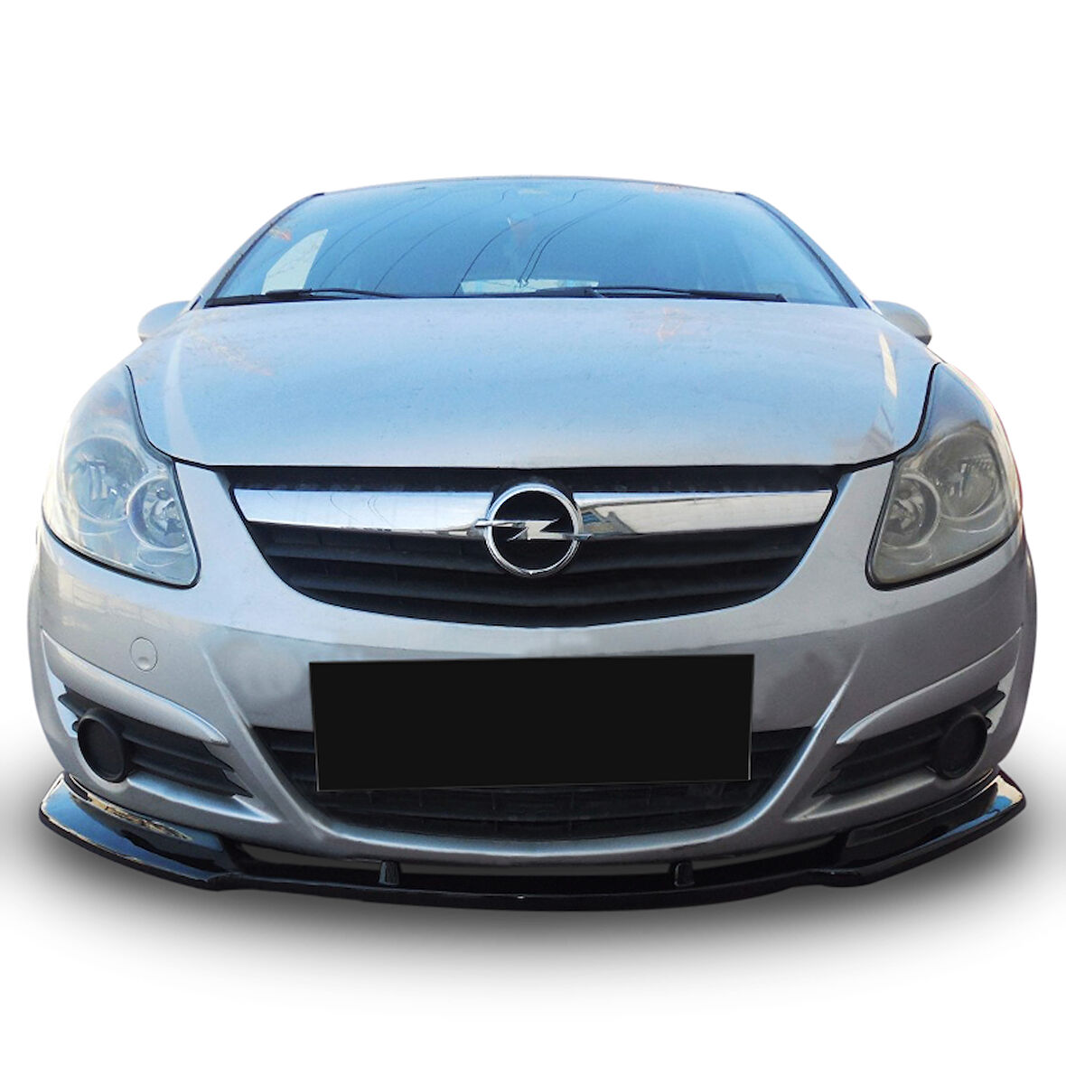 Opel Corsa D 2011 - 13 Custom Ön Lip Plastik Boyasız