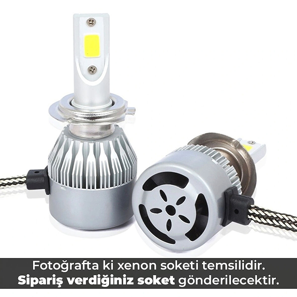 H11 Mach Led Xenon Ampul Beyaz 12V / 36W / 6400Lumens