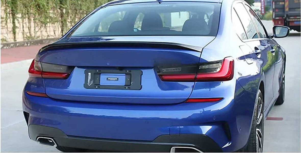 Bmw 3 Serisi G20 Kalın Tip Spoiler Parlak Siyah