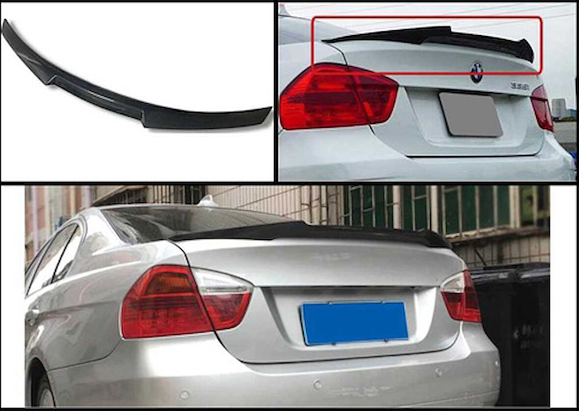 Bmw 3 Serisi E90 2005-2014 M4 Spoiler Parlak Siyah