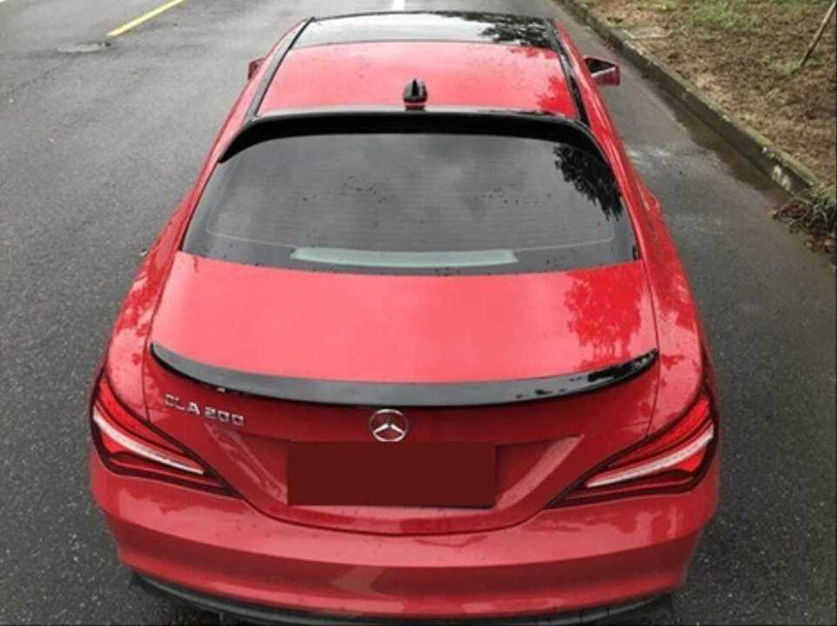 Mercedes W117 CLA 2013-2019 Uyumlu Spoiler Parlak Siyah