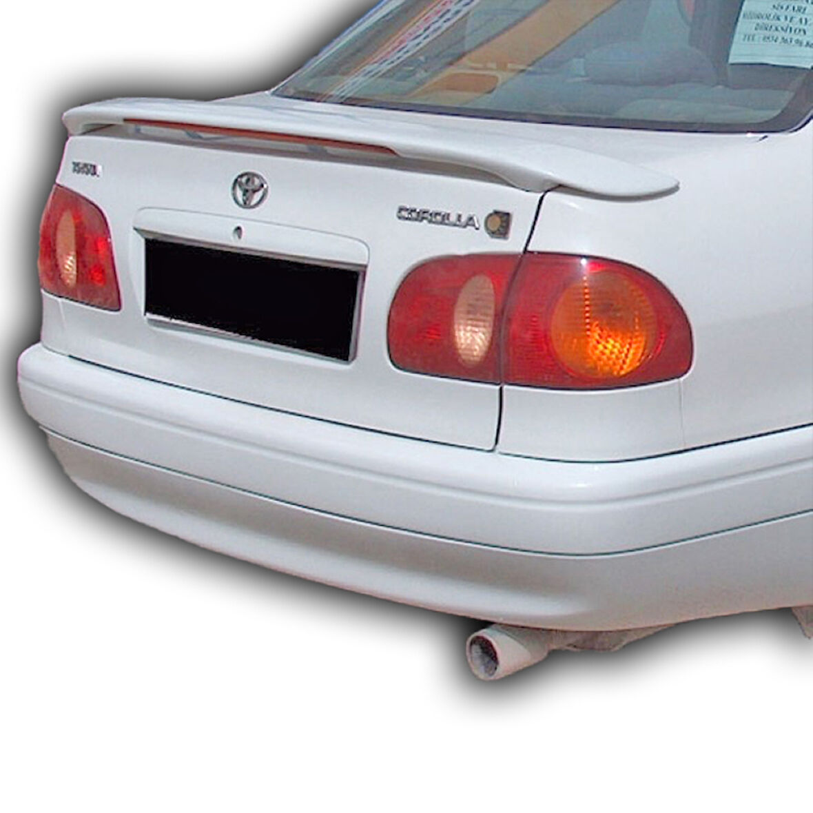 Toyota Corolla Sedan 99-2001 Işıklı Spoiler Boyasız