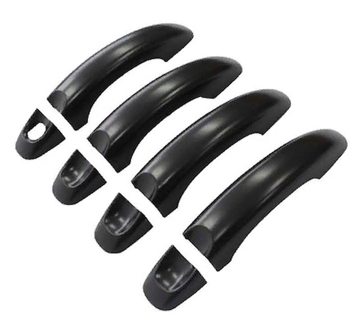 Volkswagen Amarok 2010-2020 Kapı Kolu Kaplama - Siyah