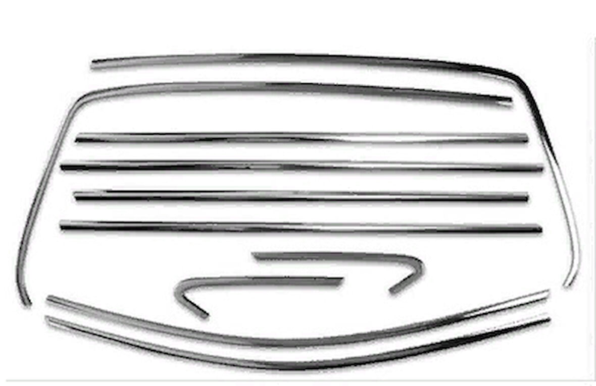 Volkswagen Golf 7 - 7.5 2013-2020 Cam Çerçeve Nikelajı