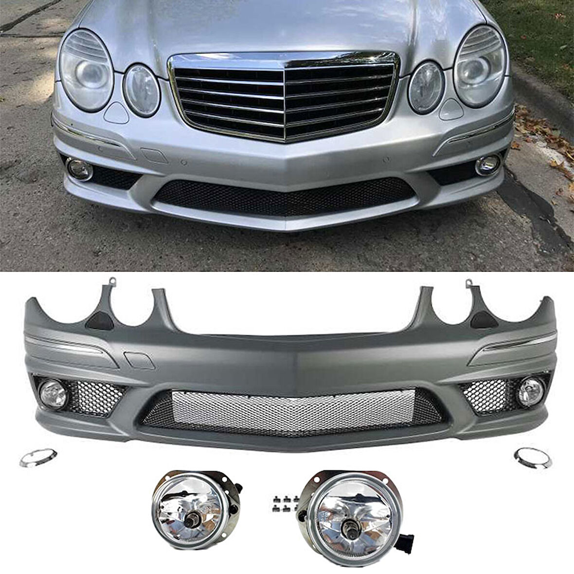 Mercedes W211 2007-2009 E63 Uyumlu  Ön Tampon
