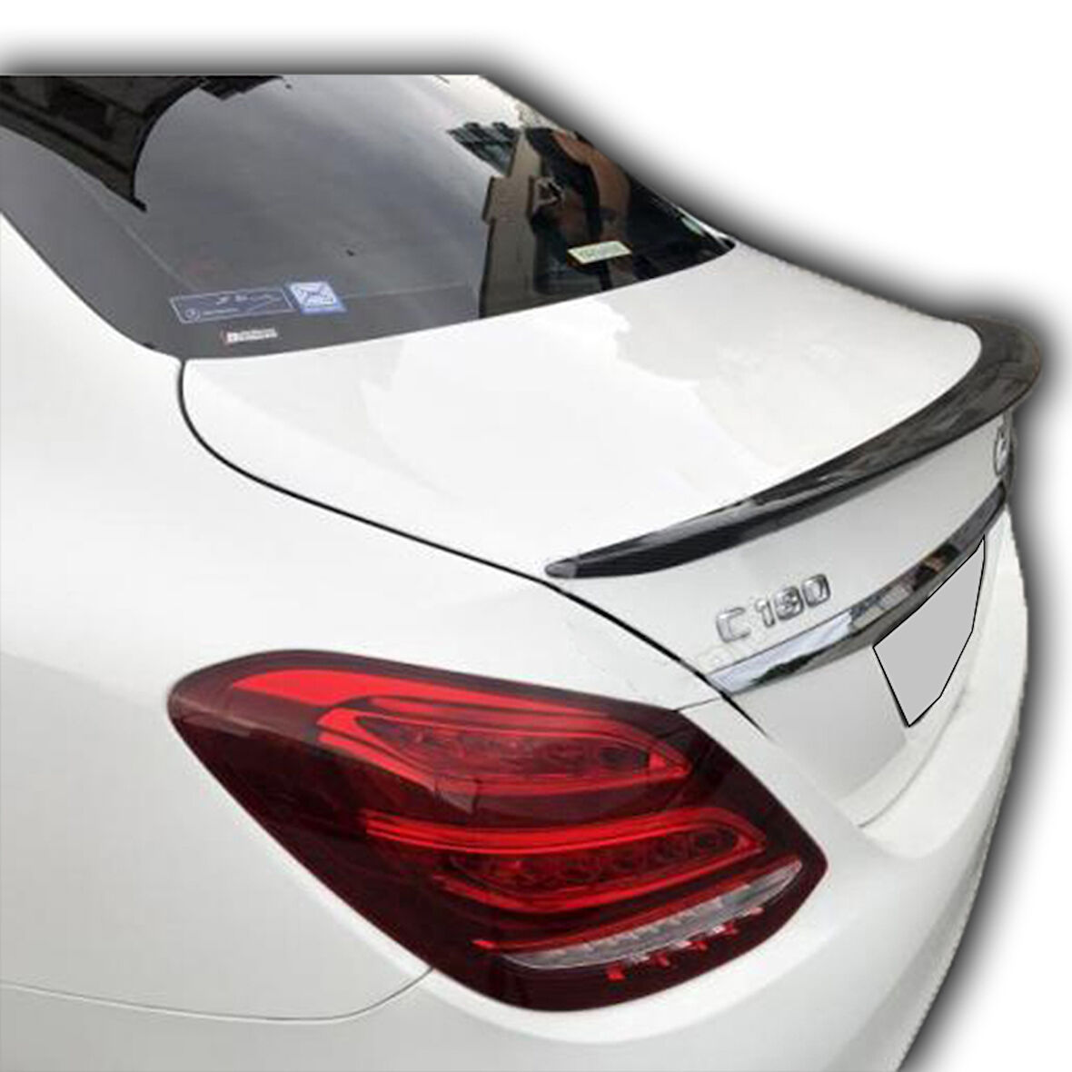 Mercedes C200 Uyumlu Spoiler (Plastik)