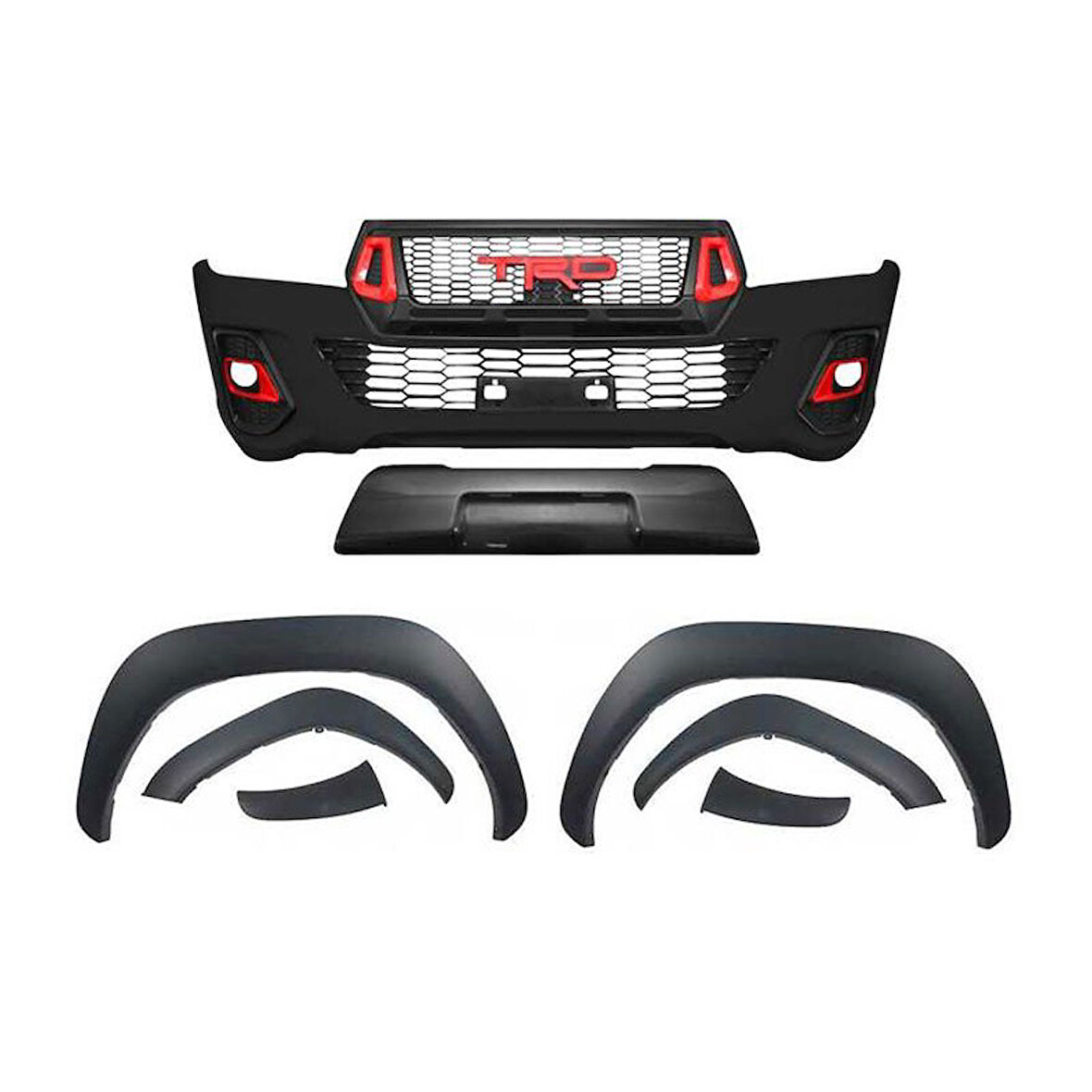 Toyota Hilux Revo 2016+ Rocco TRD Body Kit (Panjur-Tampon-Dodik Seti)