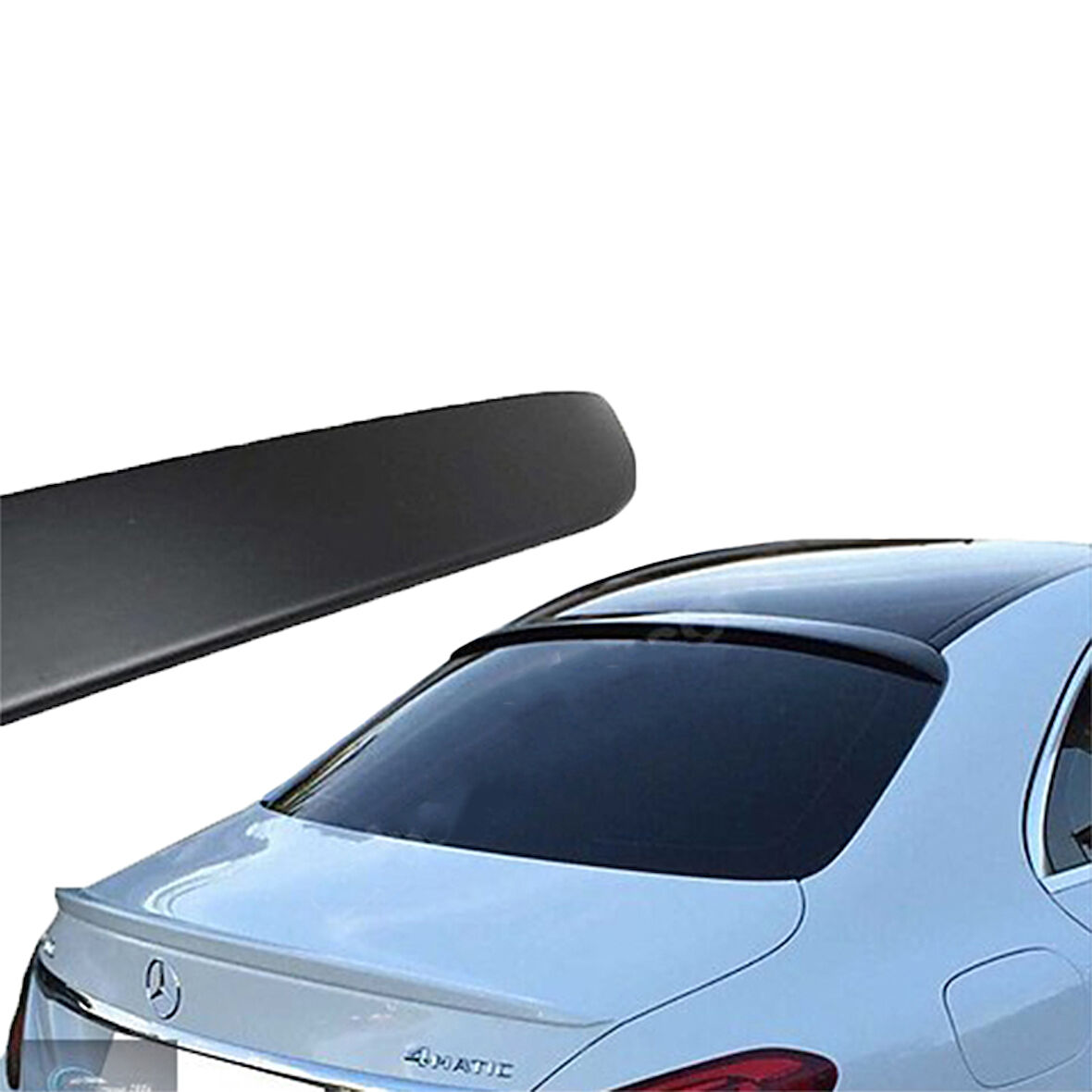 Mercedes W213 Uyumlu Cam Üstü Spoiler Boyalı Fiber