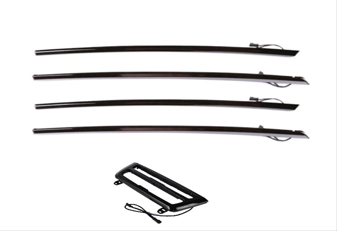 Bmw 3 Serisi F30 Ambians Set (Klima Panel Ve Kapılar) - Parlak Siyah