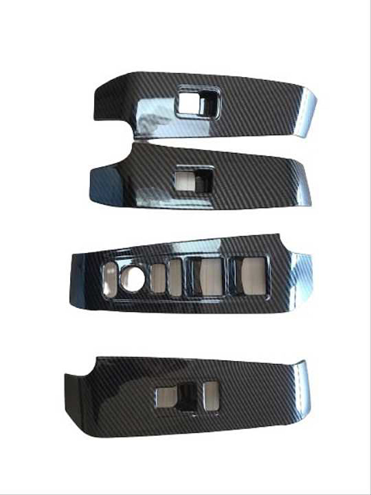 Honda 2022 Civic Cam Düğme Kaplama - Karbon